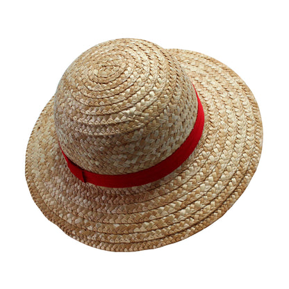ABYSTYLE One Piece Luffy Straw Hat - Official Product - Adult Size - Pirate Cosplay Accessory - Iconic Headwear