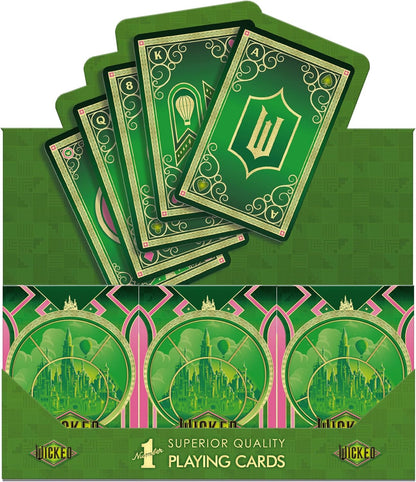 Waddingtons Number 1 Playing Card Game, Wicked Waddingtons Number One, Play with Glinda, Elphaba and the Wizard, Great Travel Companion, Gifts and Toys for Boys, Girls and Adults
