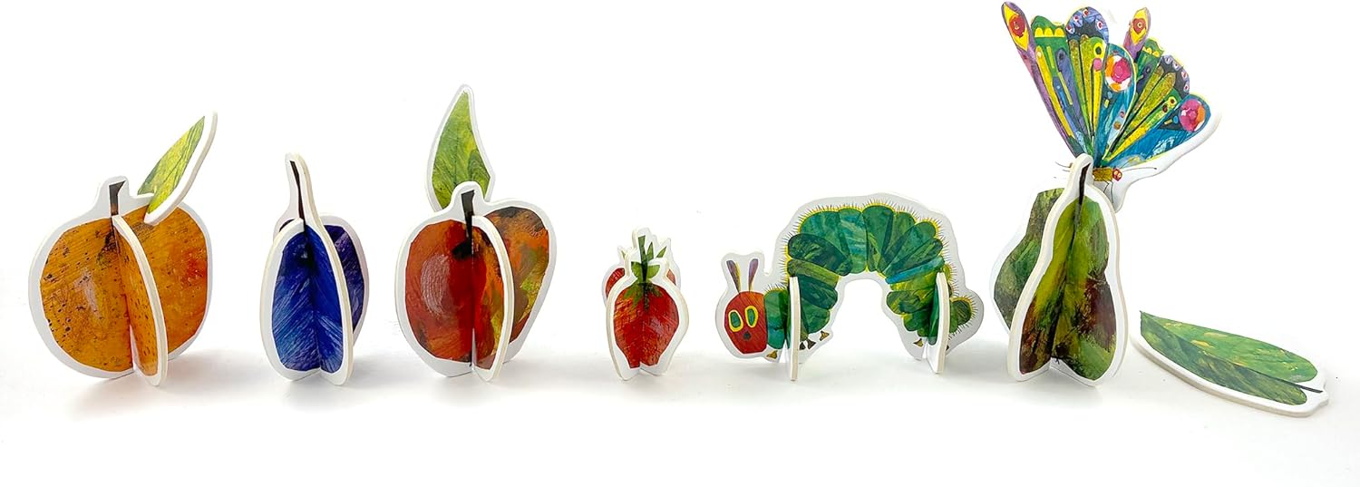 PLAYPRESS The Very Hungry Caterpillar Garden Playsets - Eco-Friendly Building Toys - Construction Toys for Ages 4+