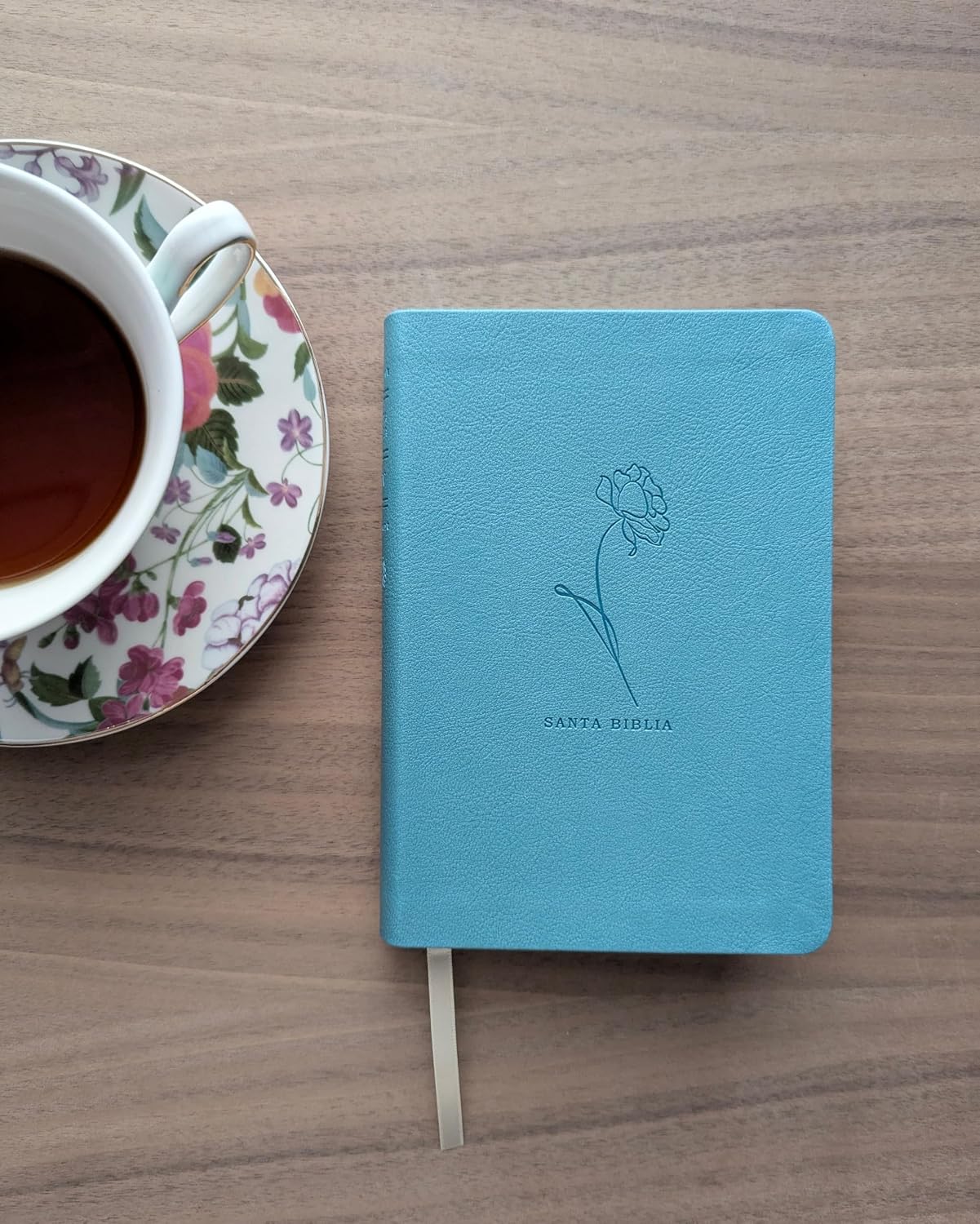 Biblia compacta NTV, con Filament (SentiPiel, Turquesa