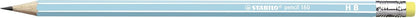 STABILO - Grafietpotlood met gum - Pencil 160 - HB - Set Van 6 Stuks