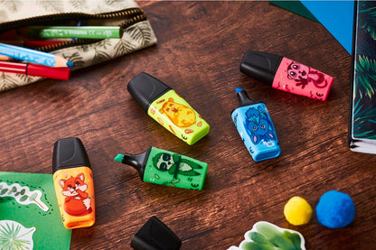STABILO - Markeerstift - BOSS MINI - Animal Vibes - Etui met 5 kleuren