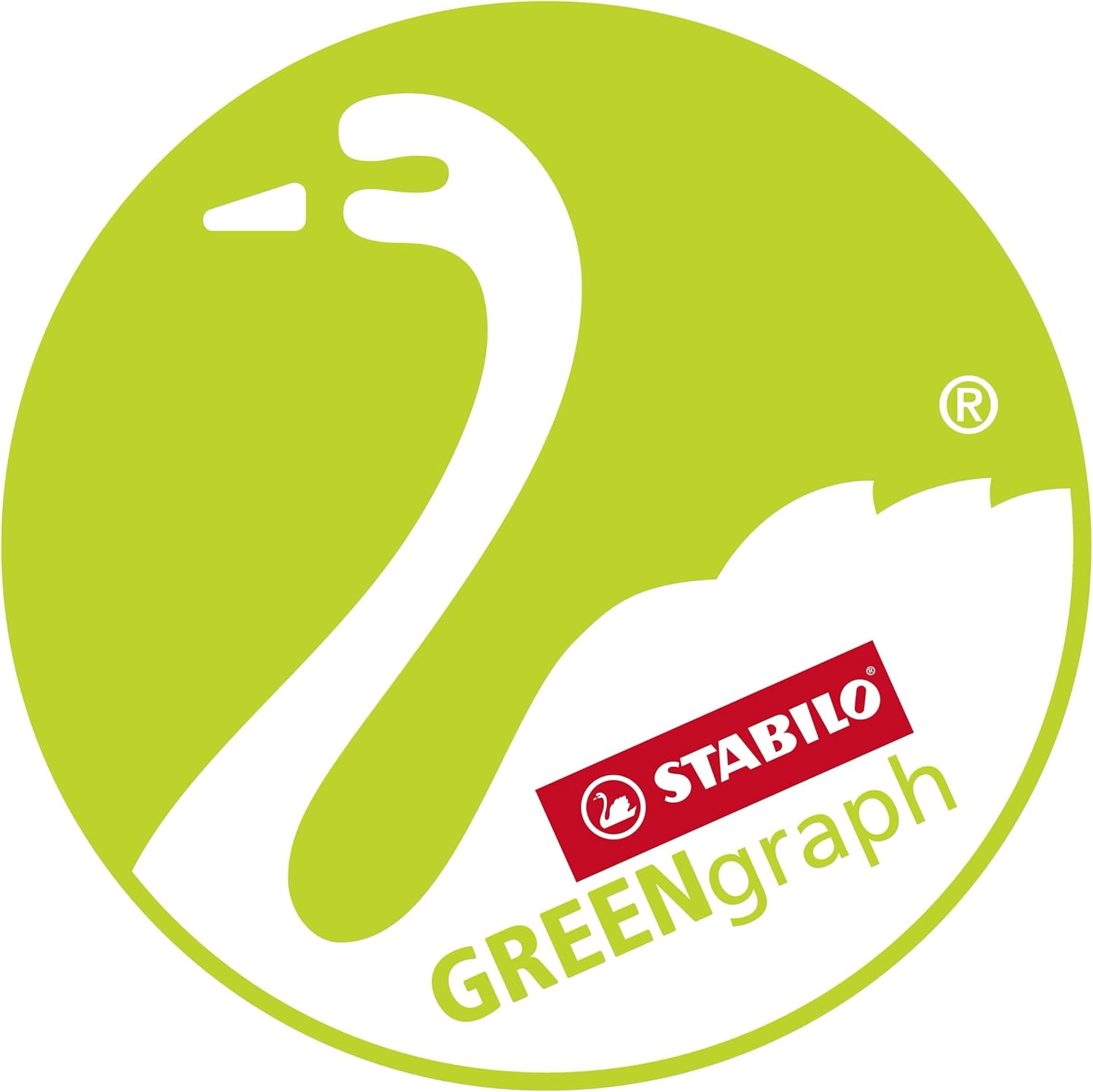 Milieuvriendelijk grafietpotlood - STABILO GREENgraph - 3 stuks - hardheid HB