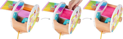 Goki houten caravan Happy Campers speelgoed camper voor kinderen
