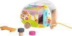 Goki houten caravan Happy Campers speelgoed camper voor kinderen