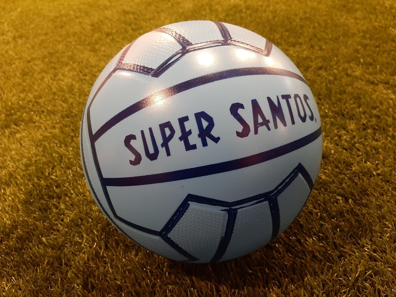 Mondo Toys SSC Napoli Super Santos voetbal voor meisjes/jongens, blauw, 02024