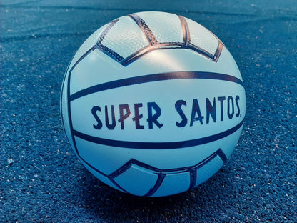 Mondo Toys SSC Napoli Super Santos voetbal voor meisjes/jongens, blauw, 02024