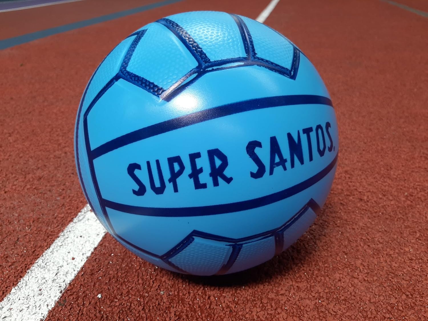 Mondo Toys SSC Napoli Super Santos voetbal voor meisjes/jongens, blauw, 02024