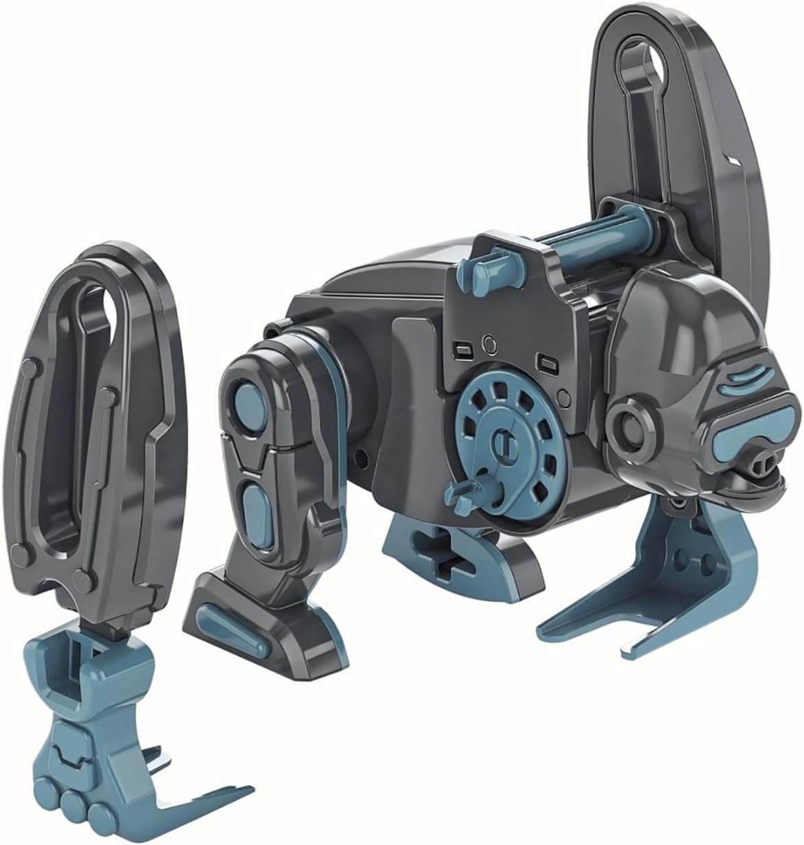 Clementoni Wetenschap en spel Robotics - Gorilla Power, bouwrobot, kinderen vanaf 8 jaar, logische en technologische vaardigheden, elektromotor, realistische geluiden, STEM en robotica, Italiaanse