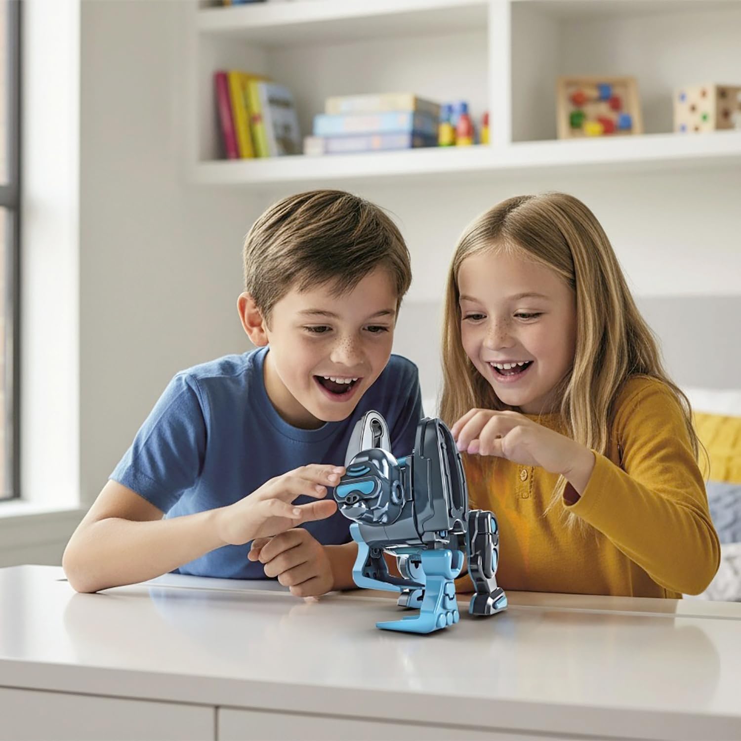 Clementoni Wetenschap en spel Robotics - Gorilla Power, bouwrobot, kinderen vanaf 8 jaar, logische en technologische vaardigheden, elektromotor, realistische geluiden, STEM en robotica, Italiaanse