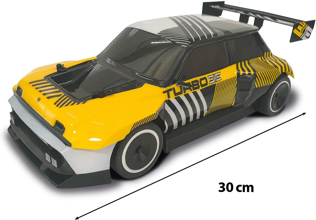 MONDO Motors Renault 5 Turbo 3E model, schaal 1:14, snelheid tot 10 km/u, inclusief oplaadbare batterijen, kinderspeelgoed auto 63853