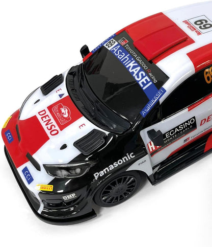 Mondo Motors Toyota GR Yaris WRC op afstand bestuurd model, schaal 1:14, oplaadbare batterijen inbegrepen, speelgoedauto 63860