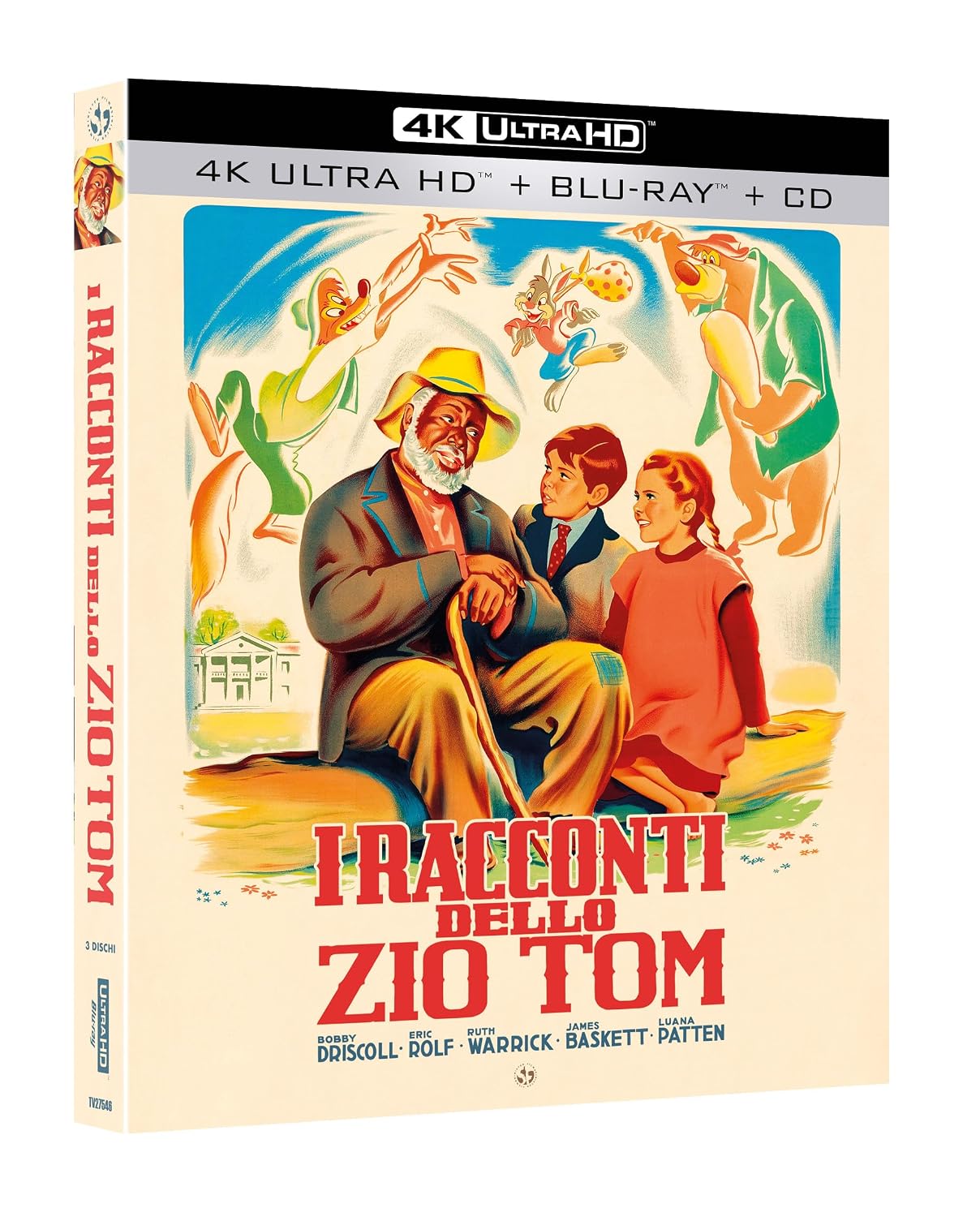 I Racconti Dello Zio Tom 4K UHd + Blu-Ray + Cd - 3 Dischi, Racconti Dello Zio Tom (I) (Collector`S Edition) (4K Ultra Hd + Blu-Ray + Cd)