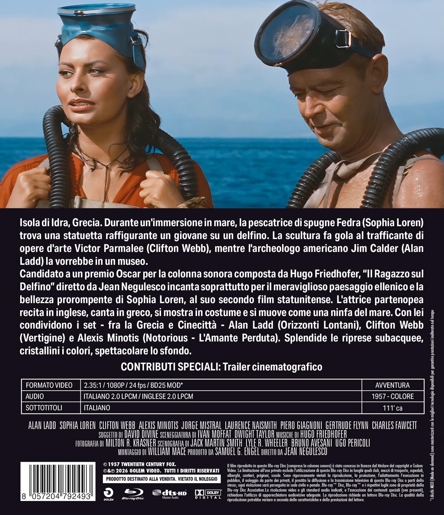 Il Ragazzo Sul Delfino, Ragazzo Sul Delfino (Il) (Blu-Ray Mod) - (Italian Import)
