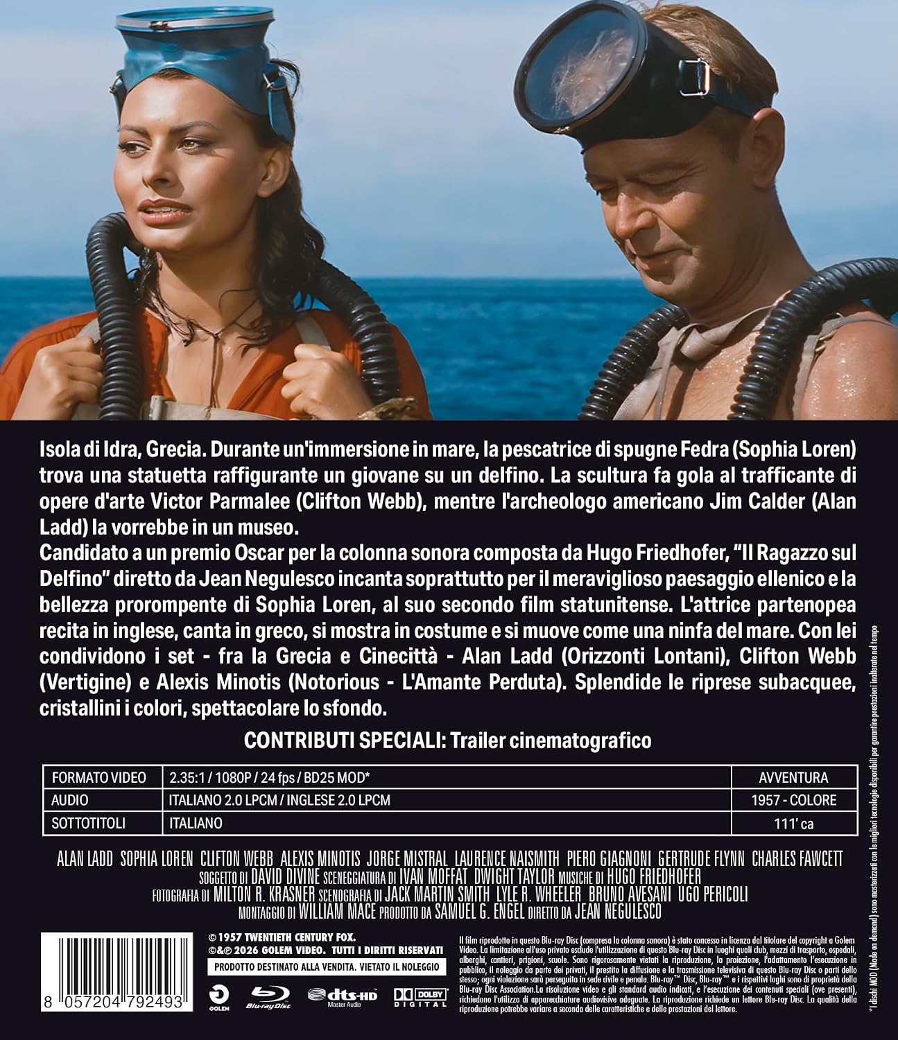Il Ragazzo Sul Delfino, Ragazzo Sul Delfino (Il) (Blu-Ray Mod) - (Italian Import)