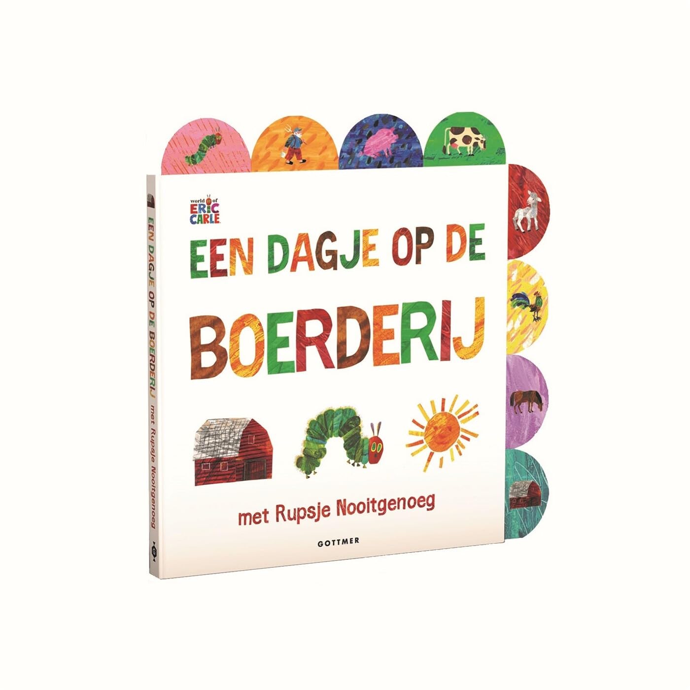 Een Dagje op de Boerderij met Rupsje Nooitgenoeg - Kartonboekje