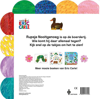 Een Dagje op de Boerderij met Rupsje Nooitgenoeg - Kartonboekje