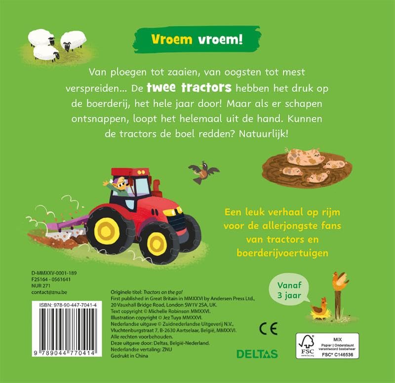 Vroem Vroem - Aan Het Werk! Een Boek Vol Stoere Tractors
