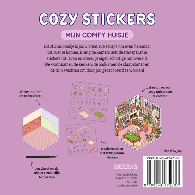 Cozy Stickers - Mijn Comfy Huisje Stickerboek