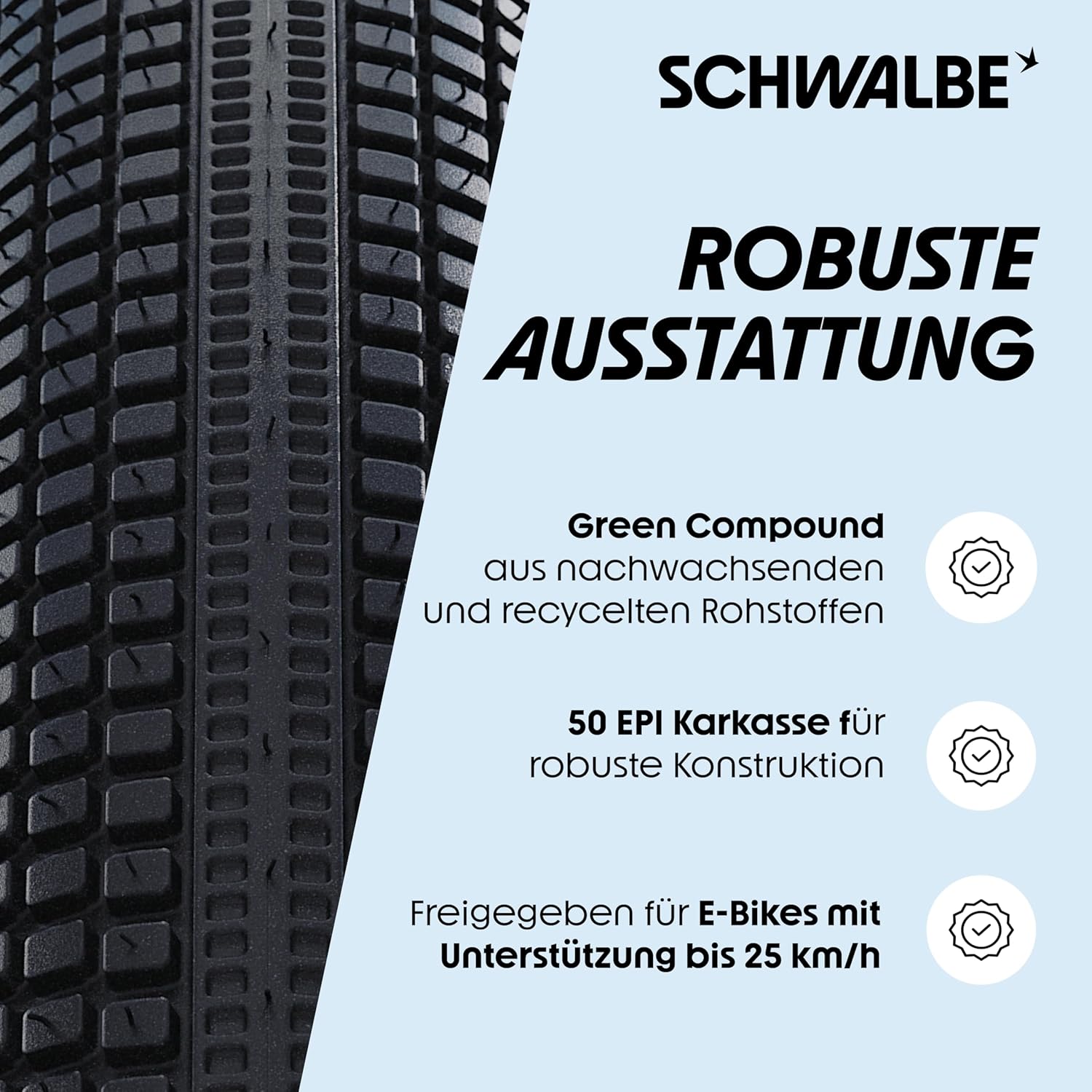 Schwalbe G-One Comp Plus - Pneumatico per bicicletta da 28", con protezione antiforatura PunctureGuard, strisce riflettenti e composte, colore: verde