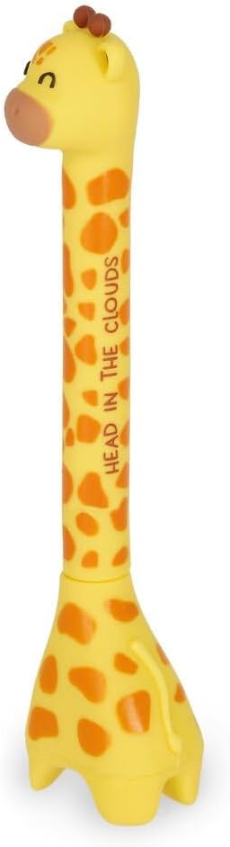 Giraffe Ballpoint Pen with Base - Stand-Ink Ovation - Blue Ink