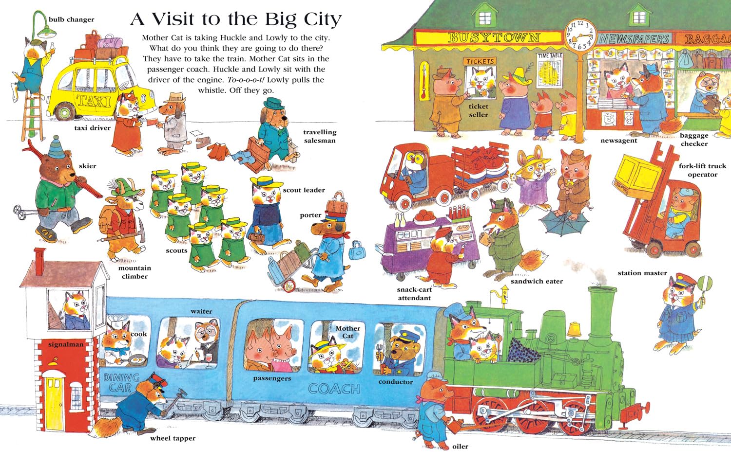 Busiest People Ever: Take a tour around Busytown and find out what people do all day in this illustrated children’s book classic