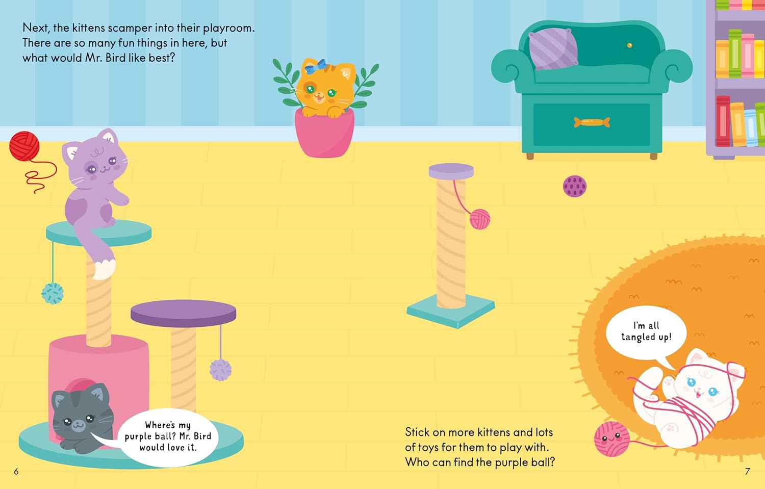 Cute Stickers Kittens (Usborne Cute Stickers