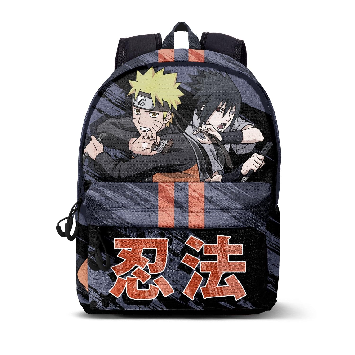Naruto Shadow-Zaino HS FAN 3.0, Nero 31 x 41 cm, Capacità 22 L