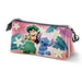 Disney Lilo and Stitch Couple-Triple Pencil Case, Multicolour