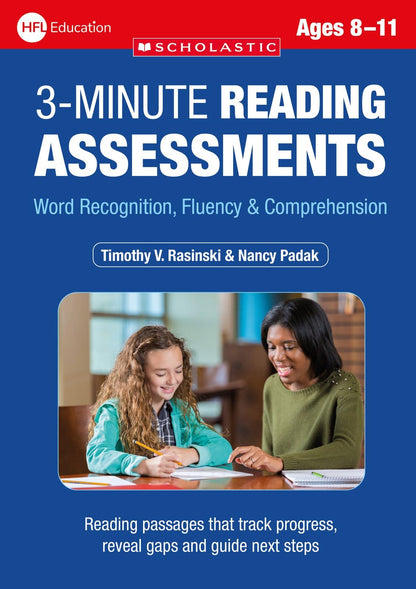 3 Minute Reading Assessments Ages 8-11: Assess student's reading in just 3 minutes ideal classroom resource (3 Minute Assessments