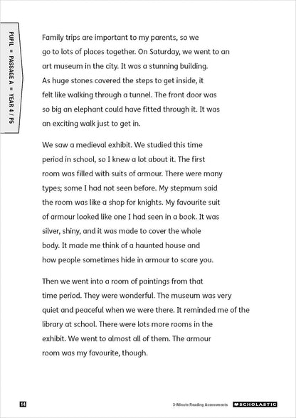 3 Minute Reading Assessments Ages 8-11: Assess student's reading in just 3 minutes ideal classroom resource (3 Minute Assessments