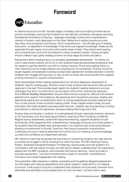 3 Minute Reading Assessments Ages 11-13: Assess student's reading in just 3 minutes ideal classroom resource (3 Minute Assessments