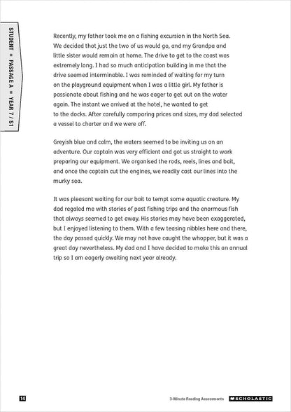 3 Minute Reading Assessments Ages 11-13: Assess student's reading in just 3 minutes ideal classroom resource (3 Minute Assessments