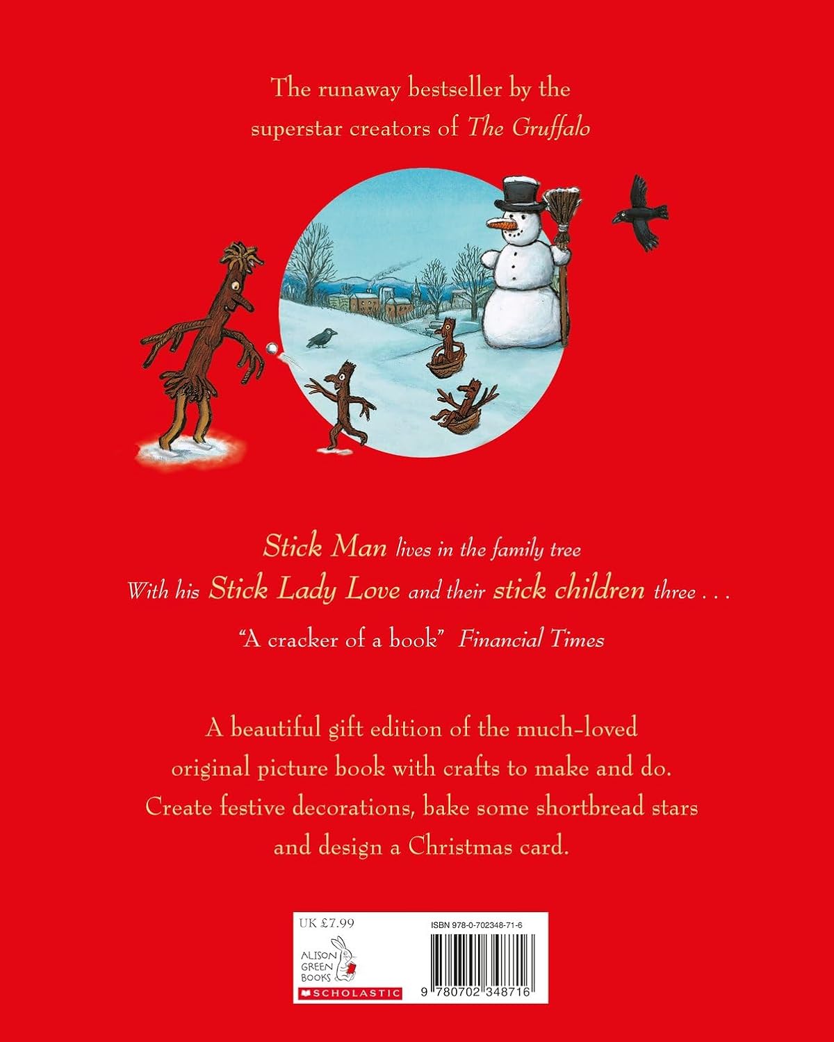 Stick Man Christmas Special Edition: with fun festive activities to make and do from the creators of The Gruffalo and Zog!