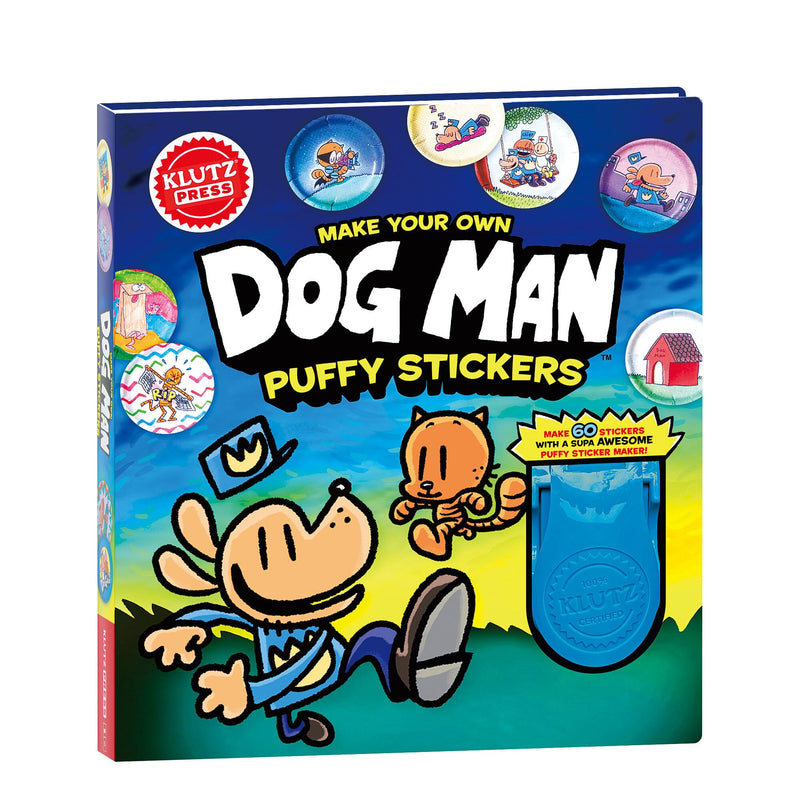 Make Your Own Dog Man Puffy Stickers (Klutz