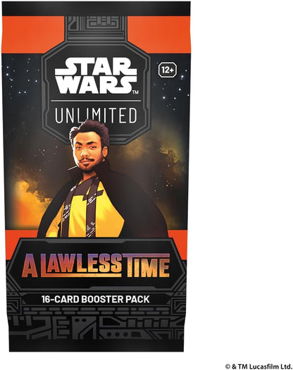 Asmodee Star Wars: Unlimited TCG A Lawless Time BOOSTER PACK - 16-Card Expansion Featuring Rare, Legendary & Foil Cards, Fast-Paced Trading Card Game, Ages 12+, 2+ Players, 20 Minute Playtime
