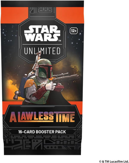 Asmodee Star Wars: Unlimited TCG A Lawless Time BOOSTER PACK - 16-Card Expansion Featuring Rare, Legendary & Foil Cards, Fast-Paced Trading Card Game, Ages 12+, 2+ Players, 20 Minute Playtime