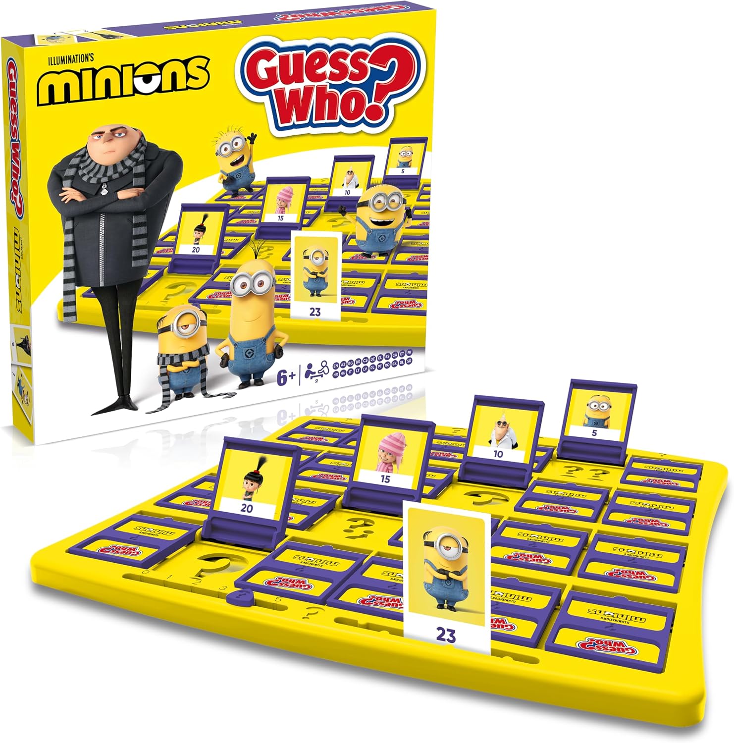Winning Moves Minions Guess Who? Classic Guessing Board Game for Families and Minions Fans great gift for ages 6 plus