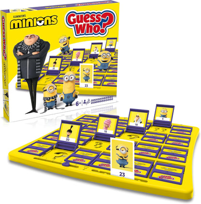 Winning Moves Minions Guess Who? Classic Guessing Board Game for Families and Minions Fans great gift for ages 6 plus