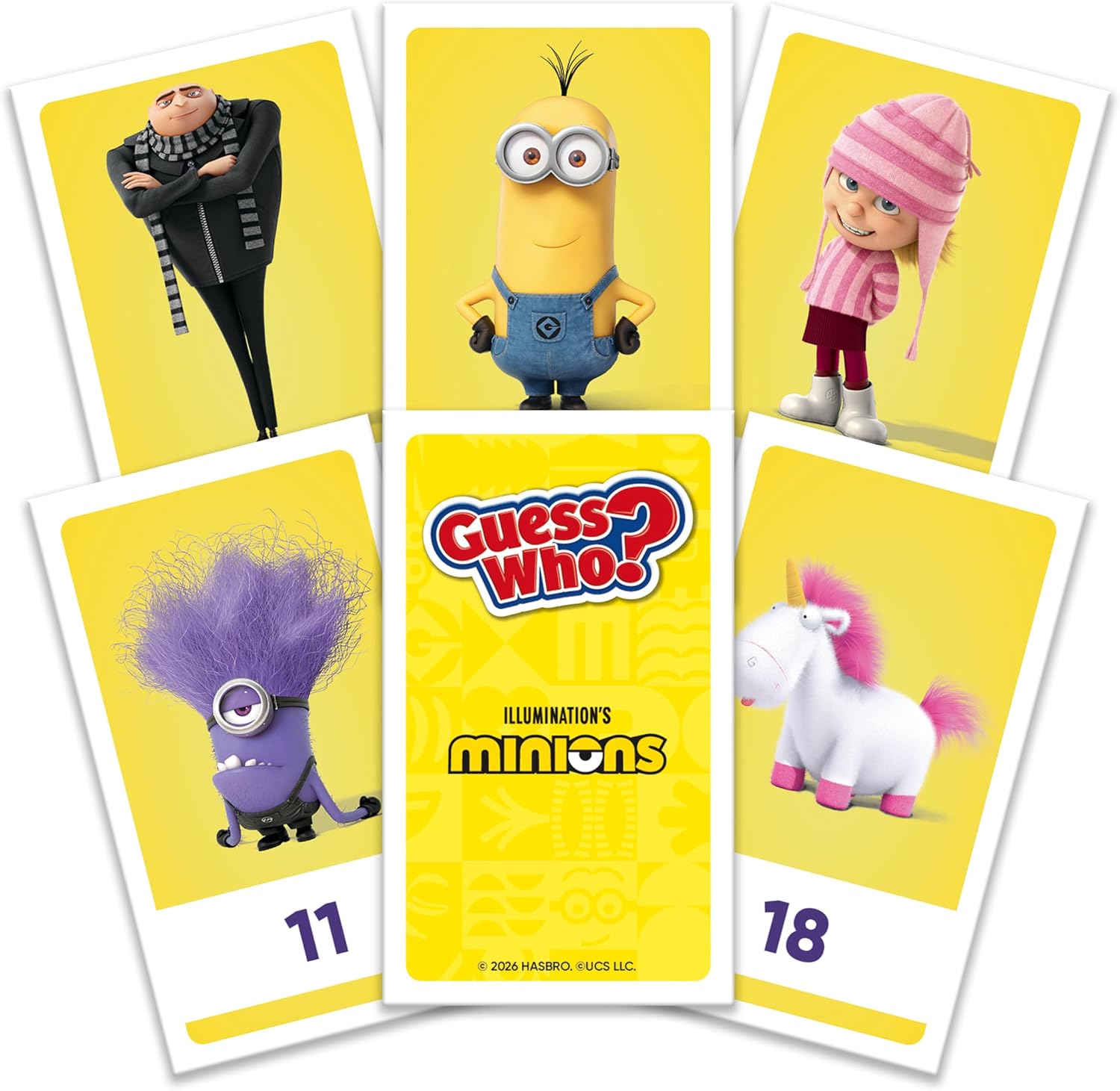 Winning Moves Minions Guess Who? Classic Guessing Board Game for Families and Minions Fans great gift for ages 6 plus
