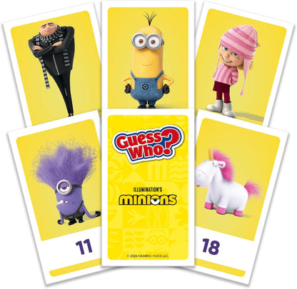 Winning Moves Minions Guess Who? Classic Guessing Board Game for Families and Minions Fans great gift for ages 6 plus