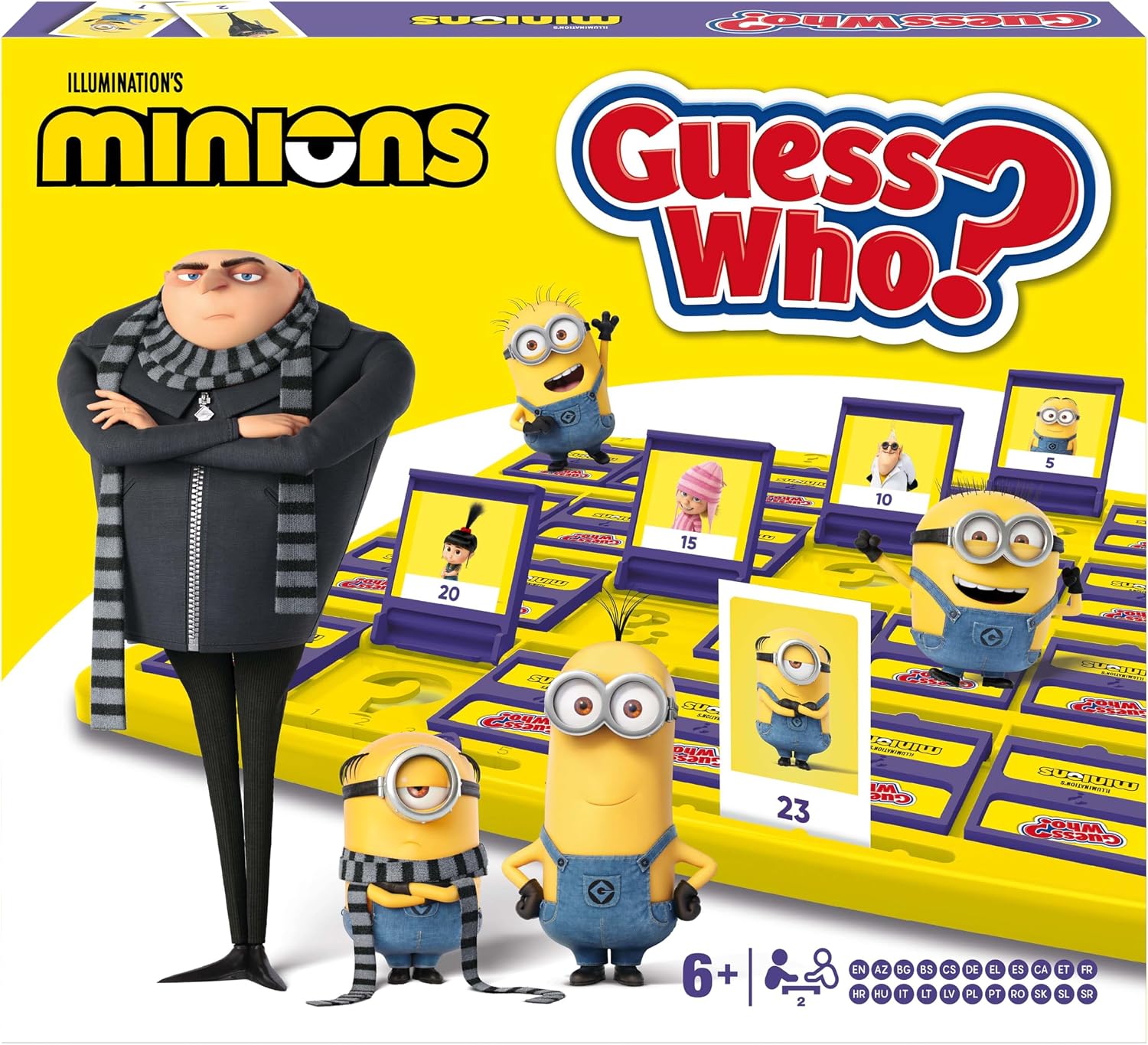Winning Moves Minions Guess Who? Classic Guessing Board Game for Families and Minions Fans great gift for ages 6 plus