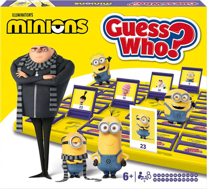 Winning Moves Minions Guess Who? Classic Guessing Board Game for Families and Minions Fans great gift for ages 6 plus