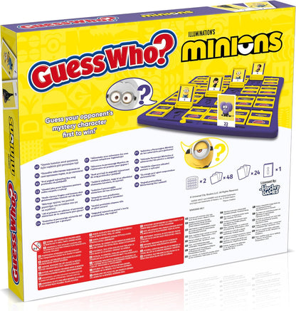 Winning Moves Minions Guess Who? Classic Guessing Board Game for Families and Minions Fans great gift for ages 6 plus
