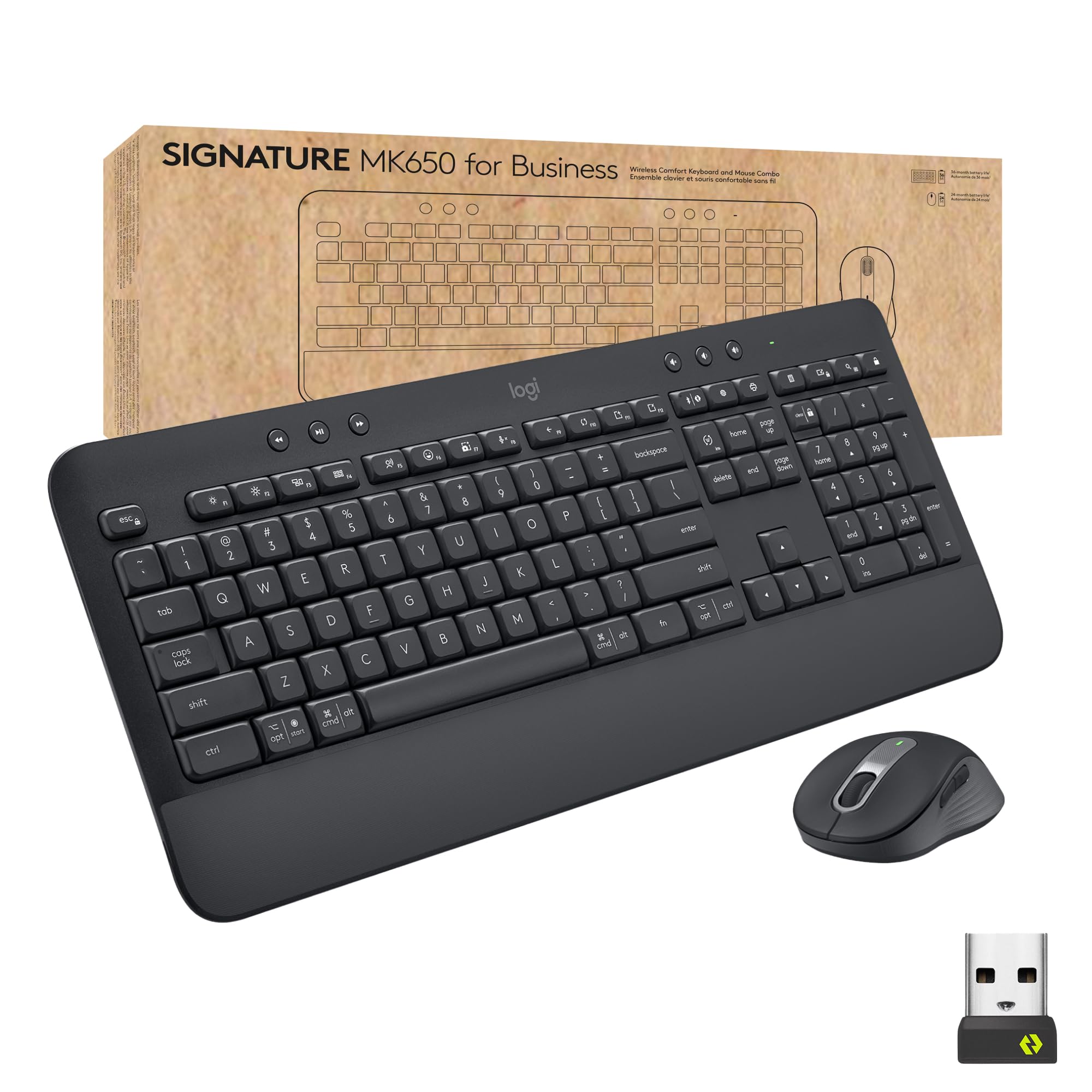 Logitech Signature MK650 Combo for Business Keyboard and Mouse Set