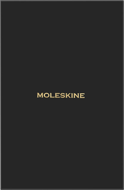 Moleskine Weekly Planner 2027, Vegan Soft Cover Precious and Ethical 12 Month Diary with Python Print, Space for Notes, and Gift Box, Large 13x21 Cm, Black