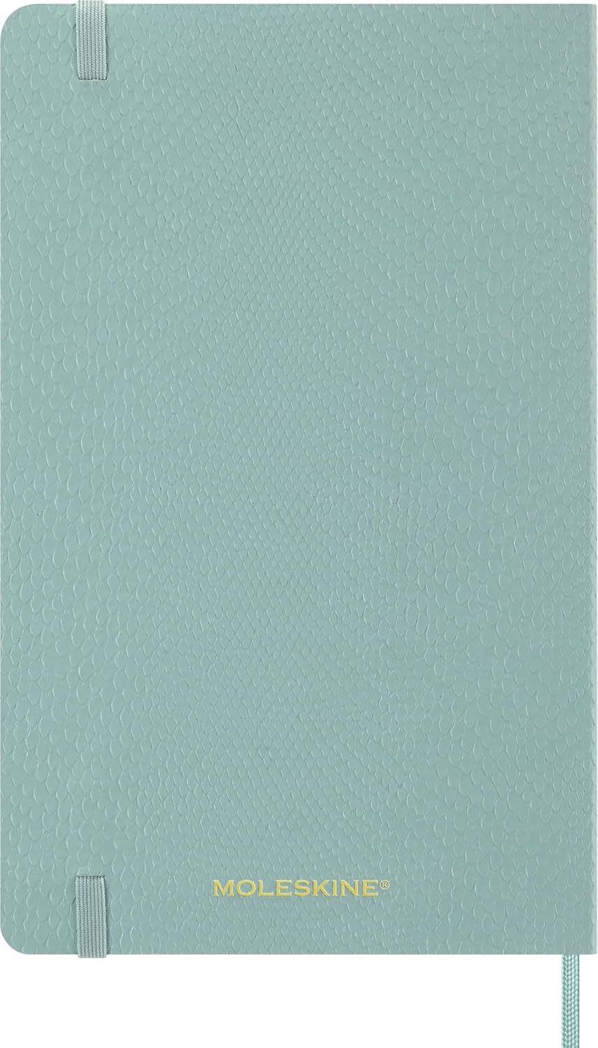 Moleskine Weekly Planner 2027, Vegan Soft Cover Precious and Ethical 12 Month Diary with Space for Notes, and Gift Box, Large 13x21 Cm, Sage Green