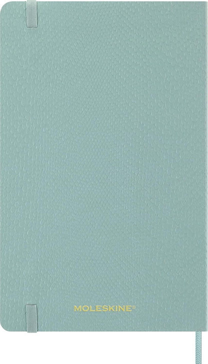 Moleskine Weekly Planner 2027, Vegan Soft Cover Precious and Ethical 12 Month Diary with Space for Notes, and Gift Box, Large 13x21 Cm, Sage Green