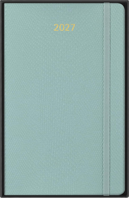 Moleskine Weekly Planner 2027, Vegan Soft Cover Precious and Ethical 12 Month Diary with Space for Notes, and Gift Box, Large 13x21 Cm, Sage Green