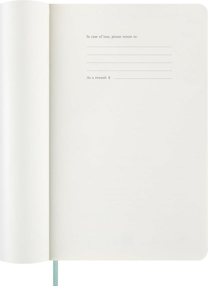 Moleskine Weekly Planner 2027, Vegan Soft Cover Precious and Ethical 12 Month Diary with Space for Notes, and Gift Box, Large 13x21 Cm, Sage Green